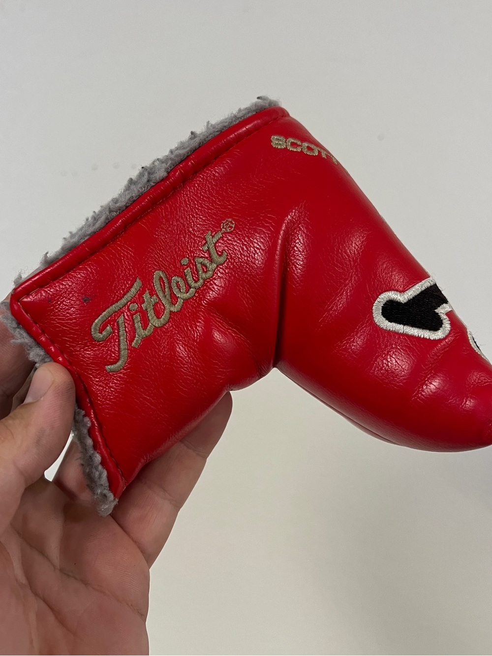 Titleist Scotty Cameron Red-X AM&E Original 2004 Velcro Putter Headcover EUC - Picture 2 of 4